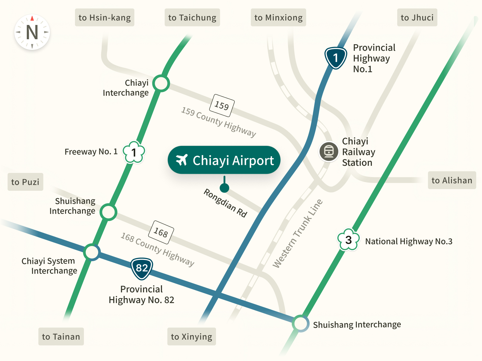 Airport Location Map